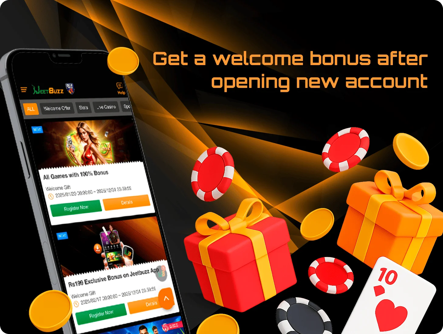 jeetbuzz welcome bonus new account
